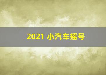 2021 小汽车摇号